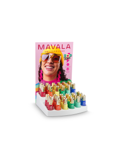 Mavala Pop Wave -kynsilakkakokoelma + p&ouml;yt&auml;teline