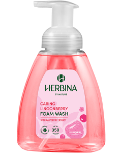 Herbina 300ml vaahtosaippua Caring Lingonberry