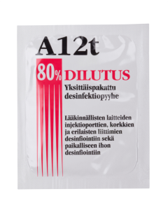  A12t Dilutus 80% desinfektiopyyhe 250 kpl