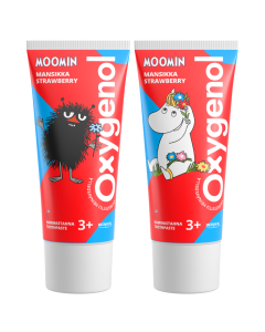 Oxygenol Moomin 50ml Mansikka hammastahna 3+